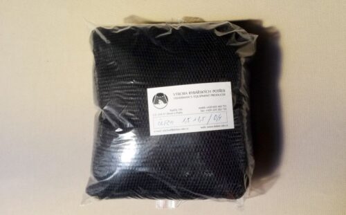 Senknetz 1,5 x 1,5 m/ Nylon 4×4/0,6 mm schwarz knotenlos - 1