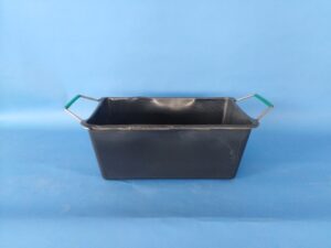 Profi-Box (Kasten) 90 l schwarz mit Rahmen mit Griffen - 1