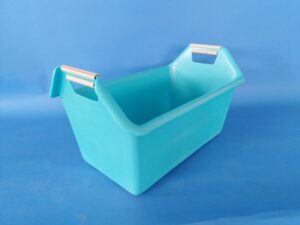 Profi-Box (Kasten) 90 l blau mit Rahmen mit Griffen - 3