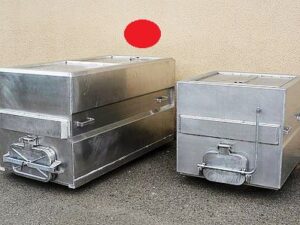 Transportbox Standard – groß – Aluminium