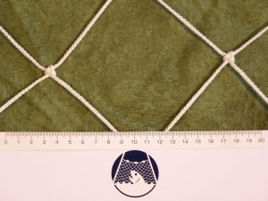 Schutznetz N 6,5 x 20 m, Polypropylen 120/3,0 mm weiß, geknotet