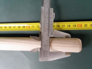 Stiel 120 cm/ 25 mm gerade
