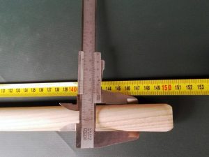 Stiel 150 cm/ 25 mm gerade