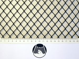 Netzstoff knotenlos industriell Nylon 15×15/ 1,4 mm schwarz