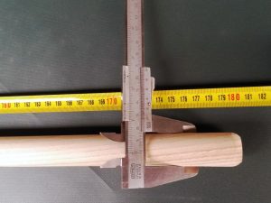 Stiel 180 cm/ 25 mm gerade