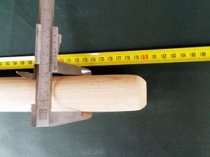 Stiel 180 cm/ 40 mm gerade