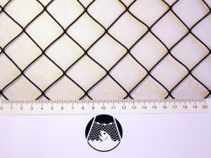 Netzstoff Polyamid Nylon Raschel industriell 30×30/ 1,4 mm PAD schwarz
