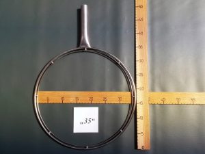 Kescherbügel rund Edelstahl 35 cm
