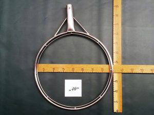 Kescherbügel rund Edelstahl 40 cm