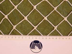 Schutznetz N 2,5 x 17 m, Polypropylen 40/2,0 mm weiß, geknotet