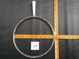 Kescherbügel rund Edelstahl 45 cm