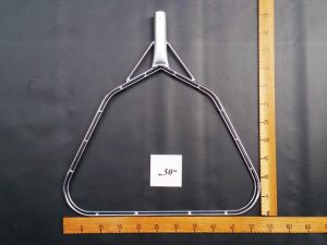 Kescherbügel eckig Edelstahl 50 cm