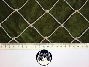 Baseball- und Softball Schutznetze PET 50/2,5 mm weiß