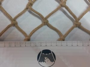 Handgeflochtenes Deko-Netz, Baumwolle 50/5,0 mm
