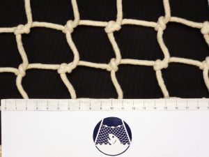 Netzstoff handgeflochten Baumwolle 60/4 mm