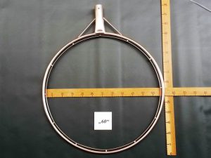 Kescherbügel rund Edelstahl 60 cm