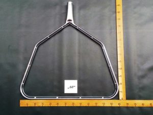 Kescherbügel eckig Edelstahl 60 cm