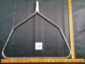 Kescherbügel eckig Edelstahl 80 cm