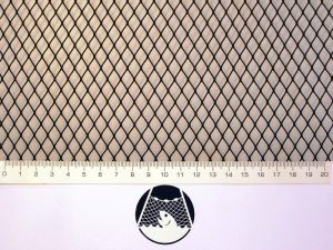 Netzstoff knotenlos industriell Nylon 8×8/ 0,6 mm schwarz