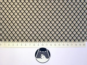 Netzstoff knotenlos industriell Nylon 8×8/ 1,2 mm schwarz