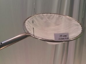 Kescher Edelstahl rund 35/ 2×2/0,5 mm