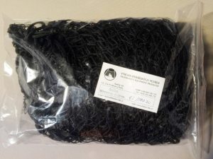 Senknetz 1,5 x 1,5 m/ 20×20/1,2 mm PAD schwarz knotenlos