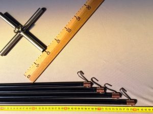 Konstruktion für Senknetz 2 x 2/ 12 mm