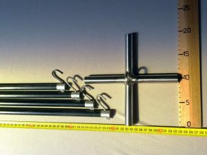 Konstruktion für Senknetz 2,5 x 2,5/ 14 mm