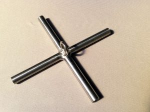 Kreuz für Senknetzkonstruktion 1,5 x 1,5 m