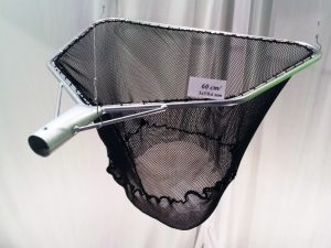 Kescher eckig aus verzinktem Stahl 60/ 5×5/0,6 mm – kleiner Bügelhamen