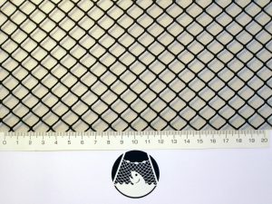 Netzstoff knotenlos industriell Nylon 10×10/ 1,4 mm dunkelgrün
