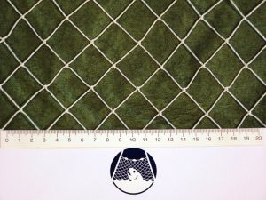 Netzstoff Polyamid Nylon geknotet industriell 25×25/ 1,4 mm PAD weiß