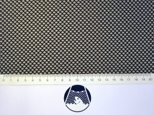 Netzstoff Polyester knotenlos industriell 4×4/1,0 mm PES schwarz