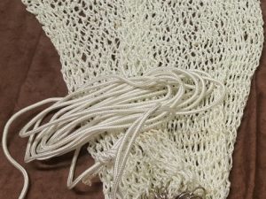 Keschernetz für mechanischen Kescher Ø 70 cm PAD 30/3 mm – handgeflochten