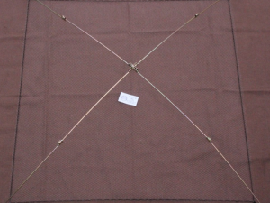 Sportangler (Senknetz Komplett) 1 x 1 m/8×8 mm Monofil