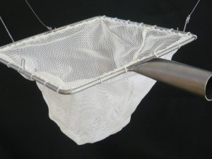 Kescher aus Edelstahldraht 22 x 22 cm/ 2×2 mm PAD