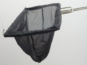 Kescher aus Edelstahldraht 20 x 40 cm/ 1×1 mm PES
