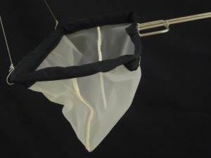 Kescher aus Edelstahldraht 20 x 40 cm/ 396 µm Uhelon