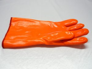 Arbeitshandschuhe PVC – Warmfutter – Flamingo