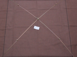 Sportangler (Senknetz Komplett) 1 x 1 m/ Nylon-monofil 8×8 mm
