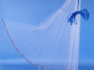 Wurfnetz für Köderfische – Nylon monofilament, 2,5 m - 1