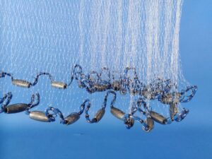 Wurfnetz für Köderfische – Nylon monofilament, 2,5 m - 3