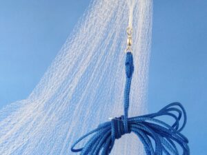 Wurfnetz für Köderfische – Nylon monofilament, 2,5 m - 4