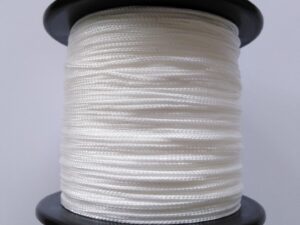 Kordel Polyamid Ø 1,0 mm Nylon / 200 g – weiß - 1