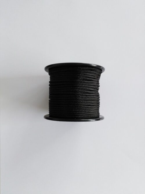 Kordel Polyamid Ø 3,0 mm Nylon / 200 g – schwarz - 1