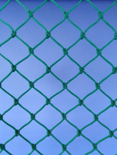 Schutznetz, geknotet, Polyethylen – multifil 30×30/2,5 mm grün - 1