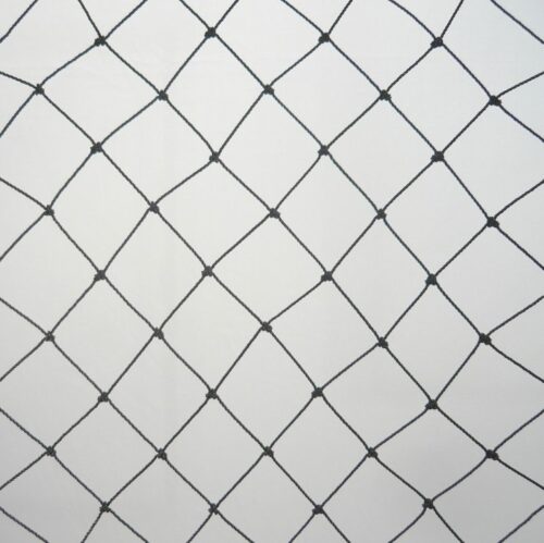 Schutznetz, geknotet, Polyethylen – multifil 40×40/1,4 mm schwarz - 1