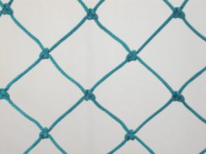 Netzstoff geknotet Polyethylen – multifil 45×45/2,7 mm grün - 1