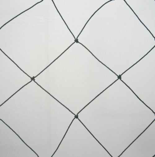 Schutznetz, geknotet, Polyethylen – multifil 100/2,0 mm dunkelgrün - 1