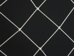 Schutznetz, geknotet, Polyethylen – multifil 100/3,0 mm weiß